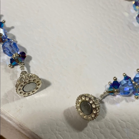 Swarovski necklace + earring set - Picture 7 of 8